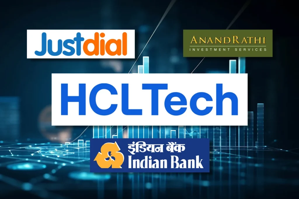 Q2 Results Today: HCLTech, Anand Rathi, Just Dial Share Price Movement Ahead of Earnings
