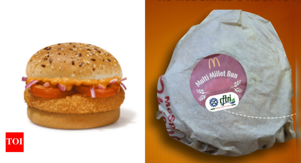 McDonald's Launches Millet Bun Burger in India: A Boost to PM Modi's Millet Movement