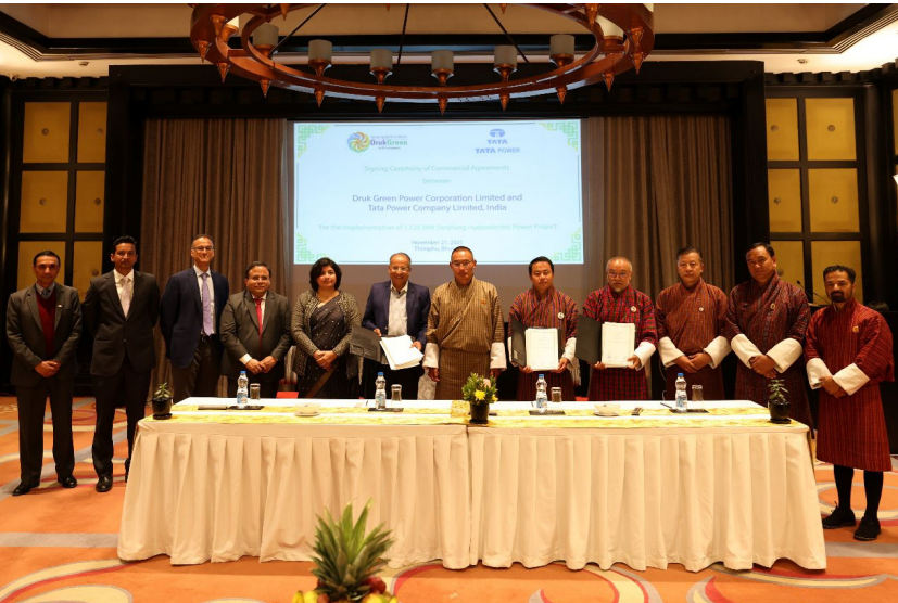 Tata Power Invests Rs 1,527 Crore in Bhutan's 1,125 MW Hydroelectric Power Project