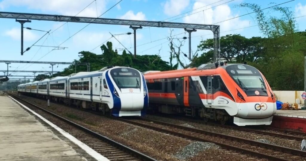 Railway Stocks On The Fast Track: IRFC, IRCTC, And RVNL Gain Up To 12%