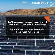 Adani Green and Sterling and Wilson Partnership: ₹1,381 Crore Order Highlights India’s Solar Growth

How the Adani Green and Sterling and Wilson Partnership Strengthens SW Solar

SW Solar News: Adani Green Partnership Signals Massive Renewable Push

Inside the Adani Green and Sterling and Wilson Strategic EPC Framework

What Investors Need to Know About the Adani Green and Sterling and Wilson Partnership