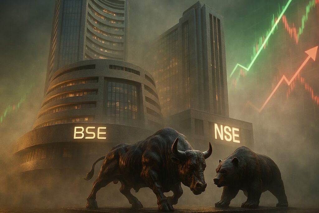 Indian Stock Market Today: Nifty Ends Below 25,700, Sensex Loses 200 Points; HDFC Bank Top Drag