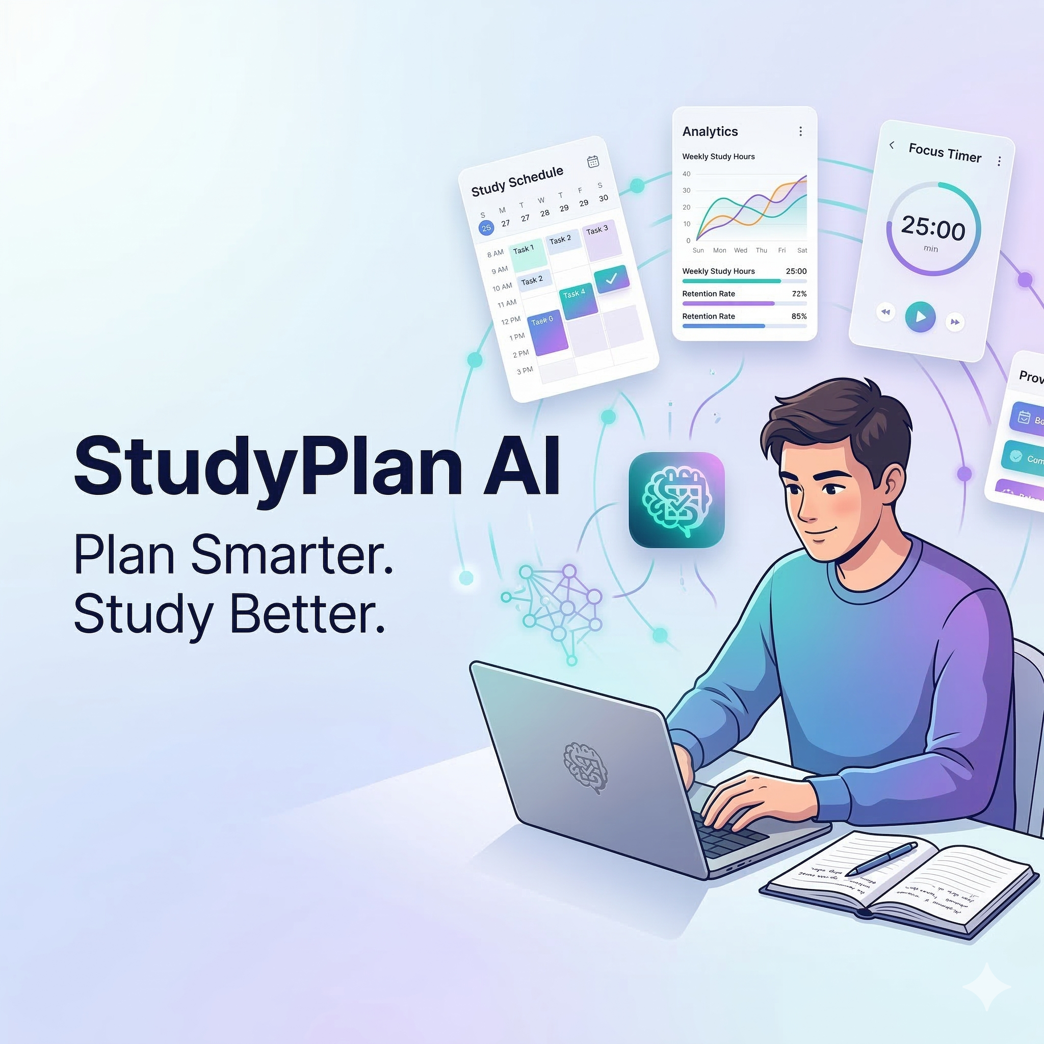 StudyPlan AI — Plan Smarter. Study Better.
