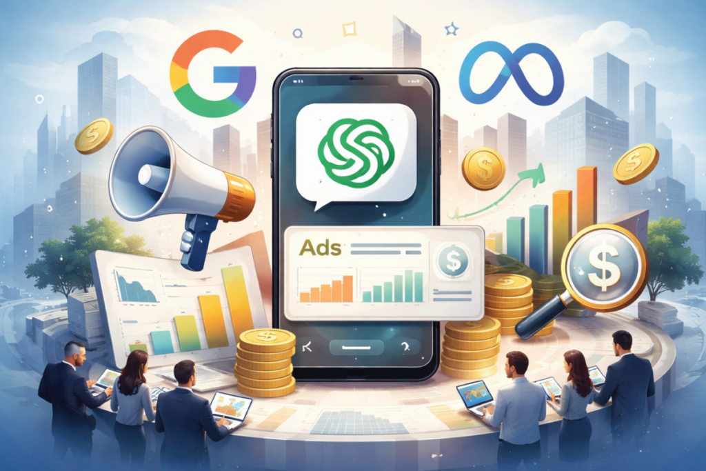 OpenAI Challenges Google and Meta's Advertising Dominance