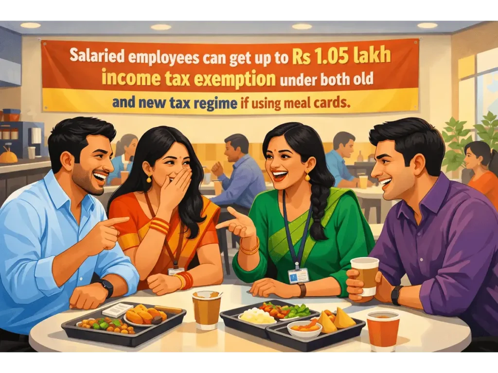 New Income Tax Rules 2026: How Meal Cards Can Help Salaried Taxpayers Save Up to Rs 1.05 Lakh