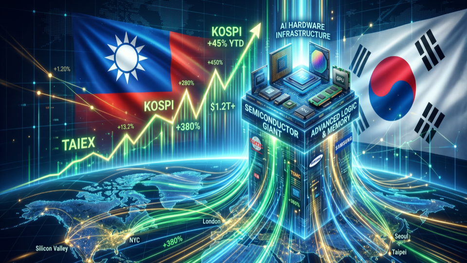 Why Taiwan and South Korea Are Suddenly Dominating Global Markets Again
The AI Boom Is Turning Taiwan & Korea Into Market Superpowers
How Taiwan and South Korea Became the Biggest Winners of the AI Revolution
From Semiconductors to AI: Why Global Investors Are Pouring Money Into Taiwan & Korea
India Should Watch Taiwan and Korea Very Carefully — Here’s Why